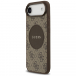 GUESS Etui 4G Circle Classic Logo MagSafe iPhone Air pruun