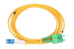 Extralink LC/UPC-SC/APC | Paigaldusjuhe | hemoodiline, kahepoolne, G657A, 3mm, 1m
