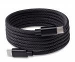 Fuj:tech magnet USB-C kaabel, 2 m, must (abst-magnetic01-2M)