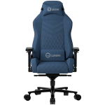 LORGAR Ace 422, Gaming chair, Anti-stain durable fabric, 1.8 mm metal frame, multiblock mechanism, 4D armrests, 5 Star aluminium base, Class-4 gas lift, 75mm PU casters, Blue