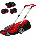 Einhell Professional Akku-Rasenmher RASARRO 36/38, 36Volt (2x18V) (rot/schwarz, 2x Li-Ionen Akku 4,0Ah)