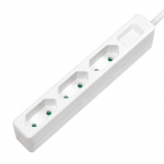 Logilink LPS229 pikendusjuhe 1,5 m 3 pistikupesaga Siseruumidele Valge