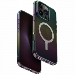 uniq Kott Iridescia iPhone 16 Pro Magclicki laadimise keskseks