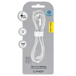 Blavec CCA-CL24W20 andmevahetus- ja laadimiskaabel | USB-C-st Lightning-i | PD | 20W | 2m | valge