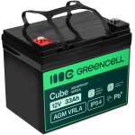 GREEN CELL Akku AGM VRLA 12V 33Ah IP54