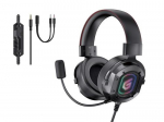 Conceptronic Headset Gaming+Split./Bedien./Mikr/RGB 2.20m sw
