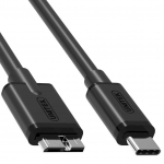 Unitek Y-C475BK USB tpi-C kuni microUSB-B 1m musta