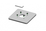Ergonomic Solutions 150x150mm Baseplate 5mm - BLACK