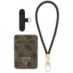 GUESS Portfellikomplekt + kevri kolmnurk MagSafe pronks