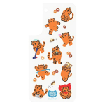 SAMSUNG Paneel GP-TOU021HOTOW do etui Frame Cover do Galaxy S22+ Muzik Tiger biay/white