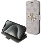 GUESS GUBKP15X4GMGPI iPhone 15 Pro Max 6.7" roosa/roosa raamat 4G Metal Logo