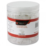 Techly 028900 RJ45 Cat5e UTP juhtmoodulpistik, 100 tk