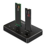 Qoltec SSD M.2 | NVMe | SATA | USB-C | DUAL 2 x 2TB