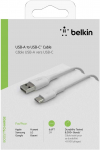BELKIN Boost Charge USB-A kuni USB-C 2m valge