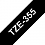 BROTHER Lindi TZE355 / TZE-355 Valge mustal vrvil