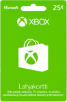 Microsoft Xbox / Windowsi kingukaart 25 eurot, aktiveerimiskaart (K4W-03306)