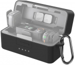 Puluz Silikoonist laadimismbris DJI Mic 3 jaoks (must)