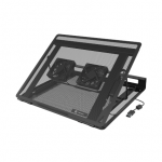 NATEC Laptop jahutusplaat, 2 ventilaatorit | Tern 2 Plus | Must
