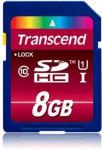 Transcend SD-kaart SDXC/SDHC Class 10 UHS-I 8 GB