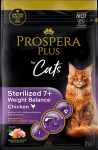 Kassitoit Prospera Plus Steriliseeritud 7+ Kana Kaalukorraline, 2 kg