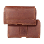 Riff Universal toote kohvri puhvel, mis on valmistatud autentilist nahast, sobib telefoniile 5.7 AND quot; - 6.3 AND quot; suurusega, on pruunikas vrvilahenduses