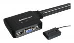 IOGEAR 2-Port USB KVM Switch VGA 2-Port USB KVM Switch, USB,