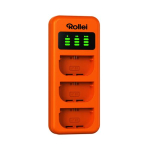Rollei LP-E6 akulaaduri digikaamera aku DC