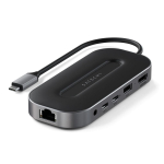 Satechi Laptop Dock/Port Replicator Wired Usb4 Black, Grey