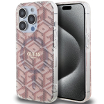 GUESS GUHMP15LHGCUSTGP iPhone 15 Pro 6.1" rowy/pink kvakaane IML GCube MagSafe