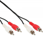 Intos InLine 2 x RCA pesa kuni 2 x RCA isane kaabel, 20 m (89931L)