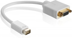 4World Adapter mini DVI [M] VGA [F], white