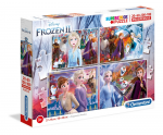 Clementoni Set, Supercolor, Frozen 2, Puzzle, 21411, Tdrukutele, 3+ aastat, 4 tk