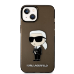 Karl Lagerfeld KLHCP14MHNIKTCK iPhone 14 Plus / 15 Plus 6,7" tarny/must hardcase Ikonik
