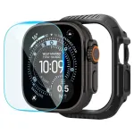 Spigen LOCK FIT AND TEMPERED GLASS APPLE WATCH ULTRA 1 / 2 / 3 / 4 (49 MM) MATT MUST