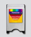 Transcend PCMCIA CompactFlash-adapter