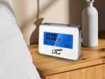 Lamex LXSTP05S LTC Alarm Clock with Thermometer / silver-white