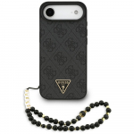 GUESS Etui 4G Rihm Kolmnurklogo MagSafe iPhone'ile 17 Air must
