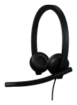LOGITECH H570e Stereo MS Teamsi juhtmedega kulaktik USB-C, must
