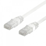 Deltaco TP-603V vrgukaabel Valge 0,3 m Cat6 U/UTP (UTP)