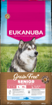Kuiv koeratoit - Eukanuba Senior Large Grain Free ookeani kala, 12 kg