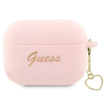 GUESS GUAP2LSCHSP AirPods Pro 2 (2022/2023) kate rowy/roosa silikoonist Charm Heart Collection