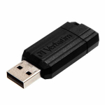 Verbatim Pendrive 64GB USB-A 2.0 PinStripe tarny/must 49065