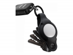 KeySmart Air Flex Task: AirTag / vtmed Sort pehme silikoonist puudutus