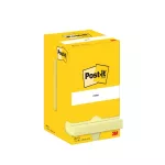 Post-It Mrkmete kleepapadud, 76x76 mm, 12 tk/pakend, kanariisegana