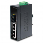 Planet IP30 Slim Type 4-P Industrial Ethernet Switch + 1-Port