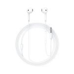 Acefast L14 juhtjuhtmed in-ear klteklapid 3,5 mm mini-pistikuga ja mikrofoniga - valge