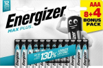 Energizer Batteria LR03/12 Max Plus AAA 8+4p