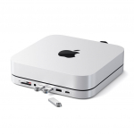 Satechi Stand ja Hub Mac Mini/Studio NVMe SSD korpus eesolevate portidega suurendatud salvestusruumi ja henduvuse jaoks