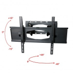 ART LCD klamber AR-65 32-80 '' 60kg LCD/LED vertikaalne/horisontaalne reguleerimine