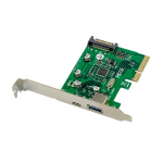 MicroConnect 1 x USB 3.1 Type C+A, PCIe Chipset : ASMEDIA1142 Add one